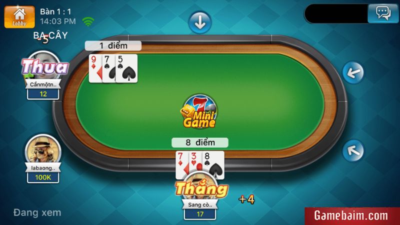 Luật chơi Bài Ba Cây online đơn giản dễ thắng
