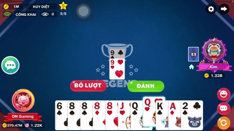 Bí thuật chơi Tiến Lên Miền Nam dễ thắng